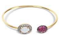 Bracciale Nanis Donna Dancing Reverse in Oro Diamante 0.29 Ct BS4-584 GG-IN - BS4-584 GG-IN